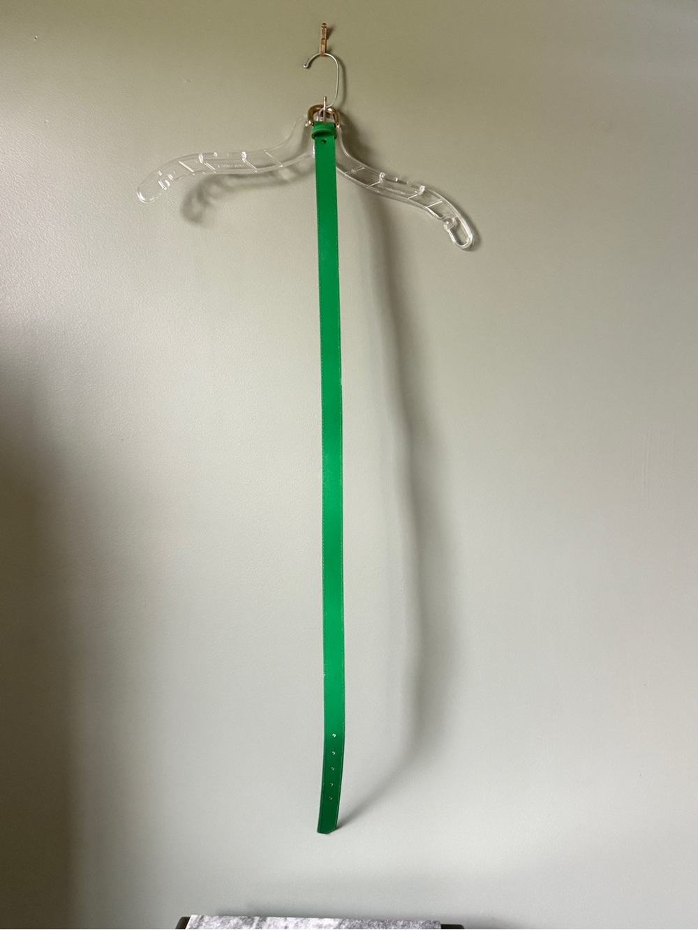 Vintage Green Belt with Gold Buckle - Picture 2 of 6